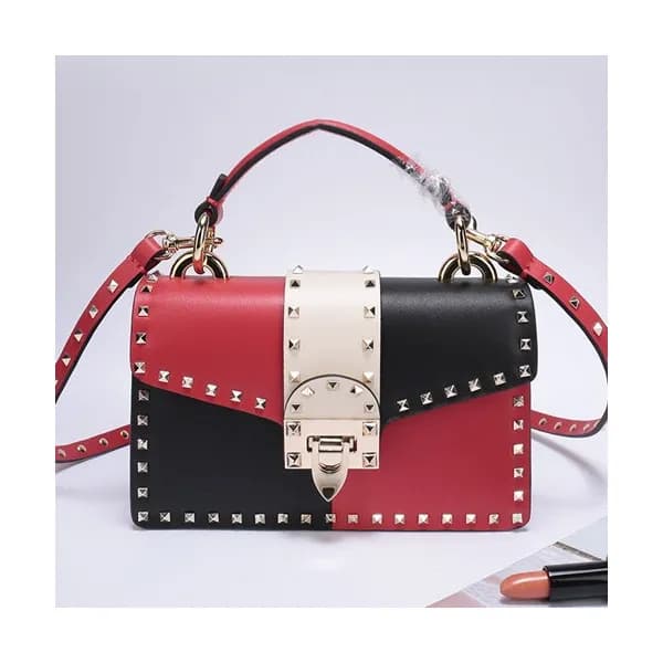 Valentino 2019 Leather Tote Shoudler Bag,21/25CM -… - 1