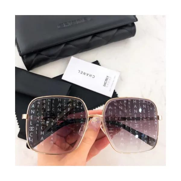 Chanel 2019 Mm/Wm Trendy Logo Metal Frame Sunglass… - 1