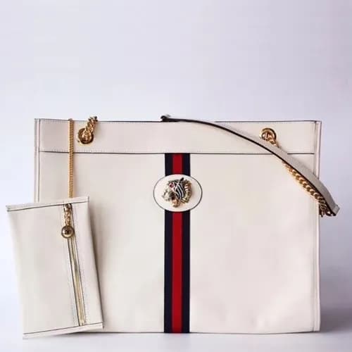 Gucci 2019 Tiger Head Large Women Tote Shoulder Sh… - 1