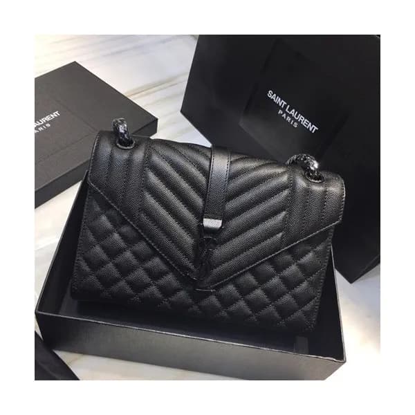 Saint Laurent 2019 Women Envelop Satchel Shoulder … - 1