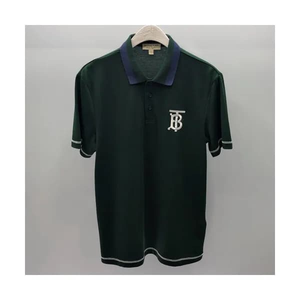 Burberry 2019 Mens Logo Polo Cotton Short Sleeved … - 1
