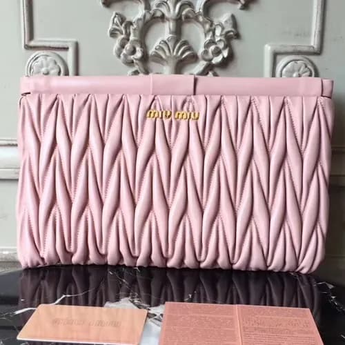 MiuMiu 2019 Matelasse Clutch Bag,28cm - 미우미우 2019 … - 1