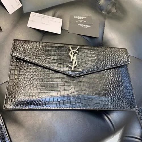 Saint Laurent 2019 Woman Leather Clutch,26CM - 입생로… - 1