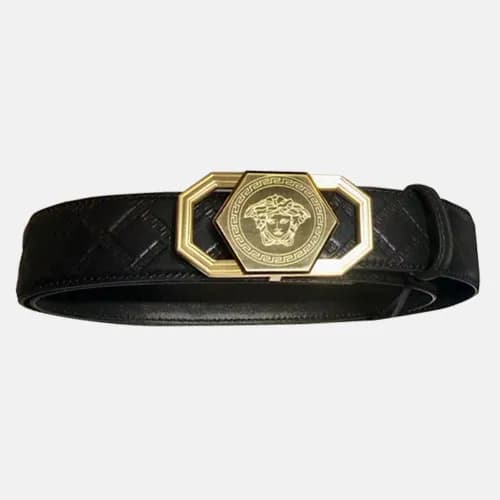 Versace 2019 Mens Leather Belt - 베르사체 2019 남성용 레더… - 1