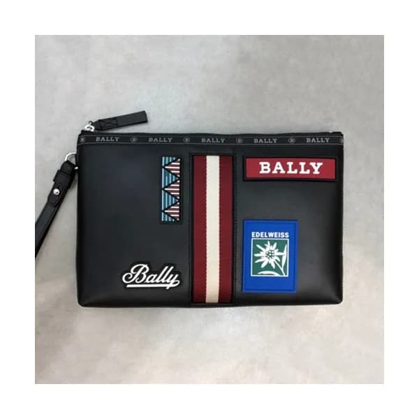 Bally 2019 Leather Clutch Bag,32cm - 발리 2019 레더 남… - 1