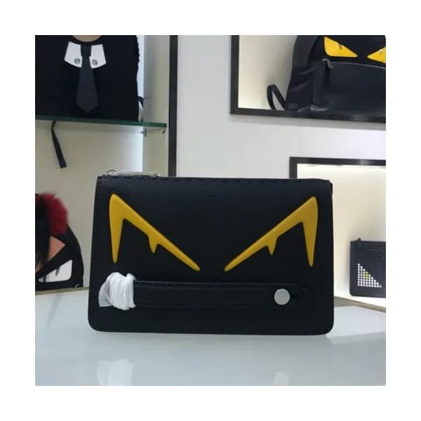 Fendi 2019 Leather Clutch Bag ,24CM - 펜디 2019 레더 남… - 1