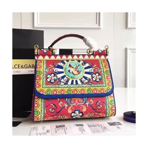 Dolce&Gabbana 2019 Leather Tote Shoulder Bag ,25CM… - 1