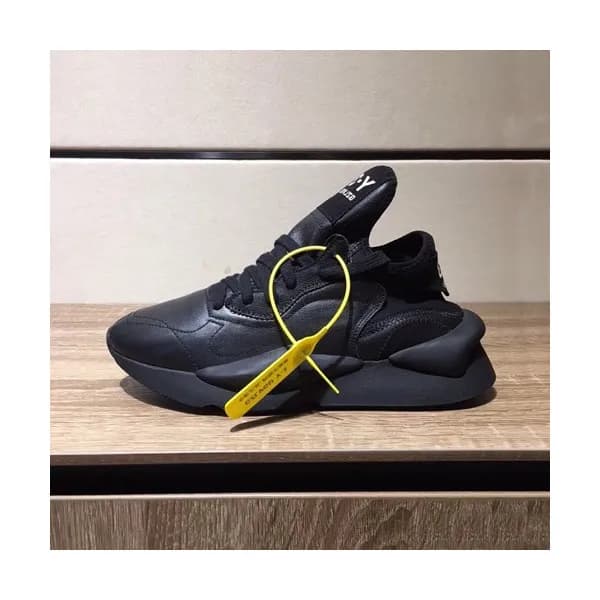 Y-3 2019 Mens Leather Sneakers - 요지야마모토 2019 남성용 레… - 1
