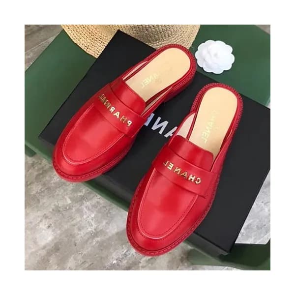 Chanel 2019 Ladies Leather Bloafer Slipper - 샤넬 20… - 1
