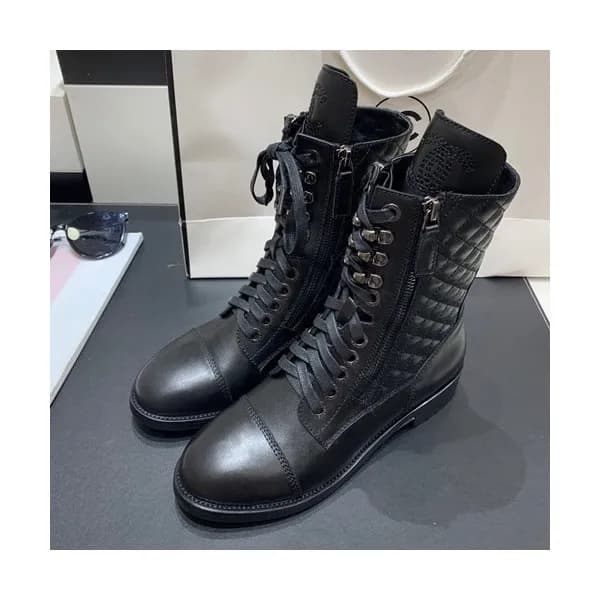 Chanel 2019 Ladies Leather Boots - 샤넬 2019 여성용 레더 … - 1