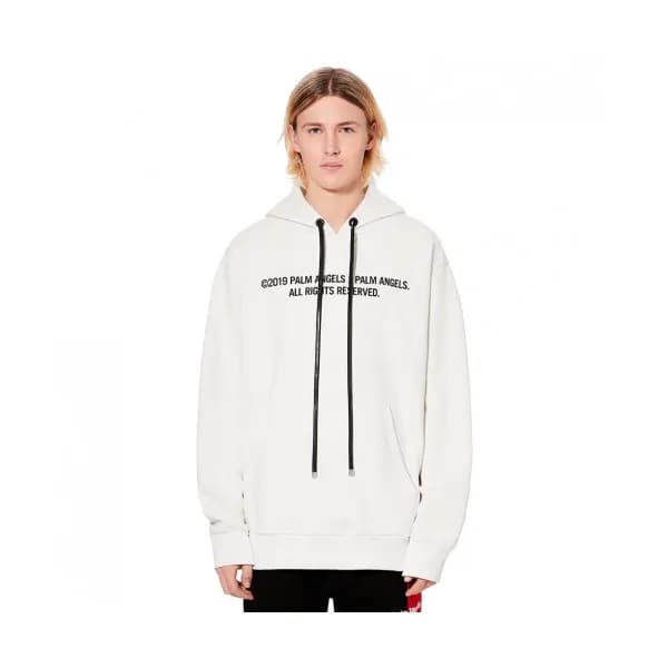 Palm Angels 2019 Mens Logo Cotton Hood Tee - 팜 엔젤스… - 1