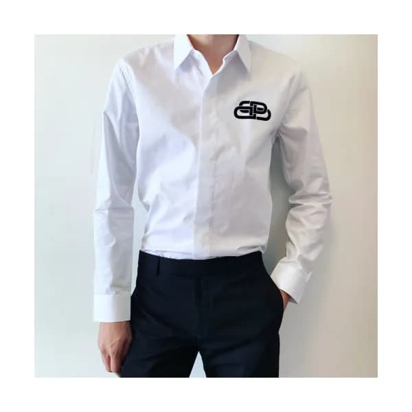 Balenciaga 2019 Mens Logo Oversize Cotton shirt - … - 1