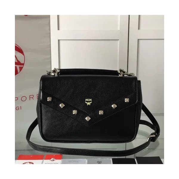 MCM 2019 Leather Tote Shoulder Bag,26cm - 엠씨엠 2019… - 1