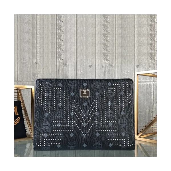 MCM 2019 Visetos Clutch Bag,29cm - 엠씨엠 2019 남여공용 비… - 1