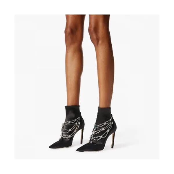 Jimmy Choo 2019 Ladies Leather High Heel Boots - 지… - 1