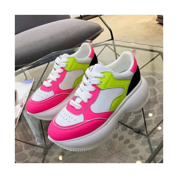 Hogan 2019 Ladies Leather Sneakers - 호간 2019 여성용 레… - 1