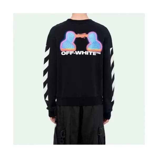 Off-white 2019 Mm/Wm Logo Cotton Oversize HoodT - … - 1