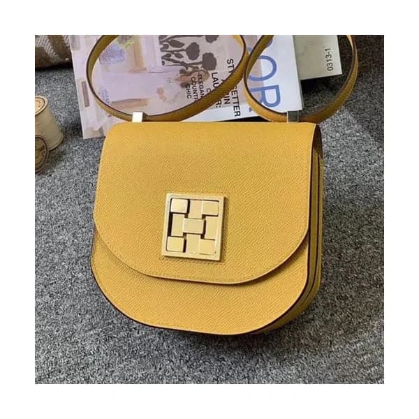 Hermes 2019 Mosaic Epsom Leather Mini Shoulder Bag… - 1