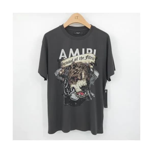 Amiri 2020 Mens Lost Boys Printing Cotton Short Sl… - 1