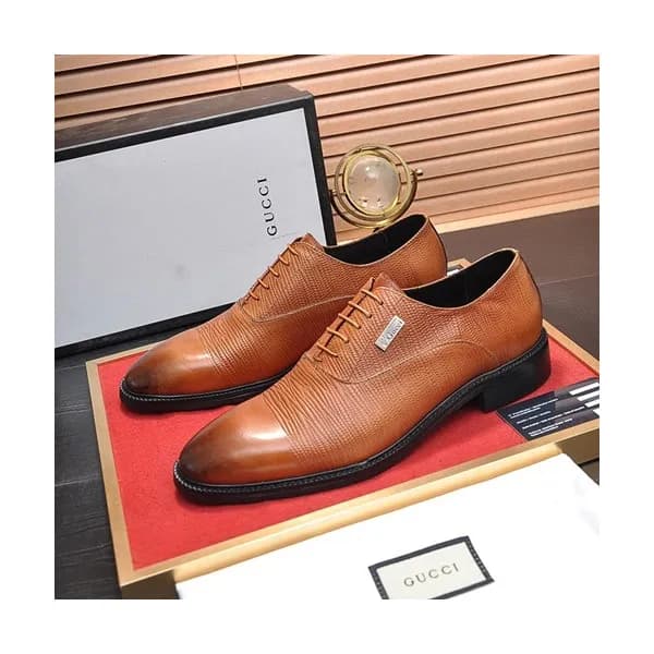 Gucci 2020 Mens Leather Oxford Shoes - 구찌 2020 남성… - 1