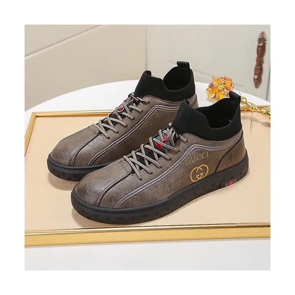 Gucci 2019 Mens Leather Sneakers - 구찌 2019 남성용 레더 … - 1