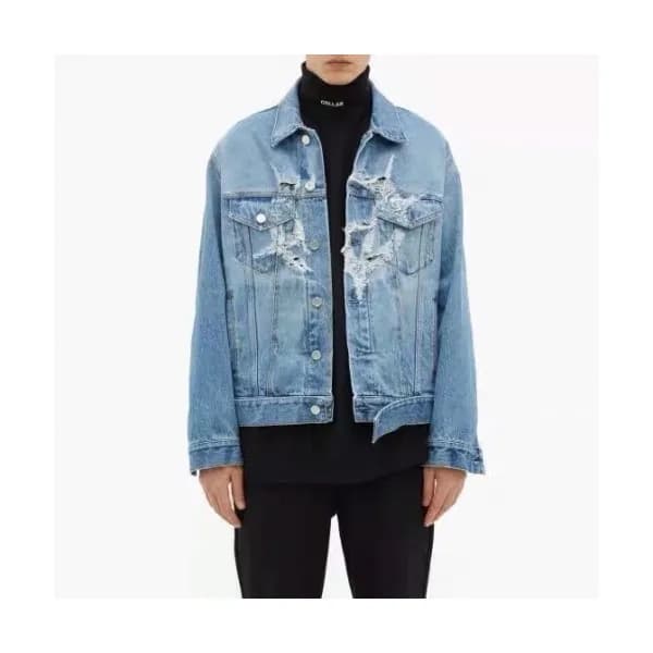 Vetements Mens Denim Jacket - 베트멍 남성 데님 재킷 Vet0058… - 1