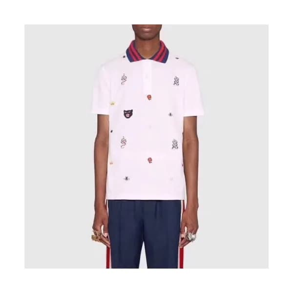 [매장판]Gucci 2020 Mens Logo Cotton Short Sleeved Pol… - 1