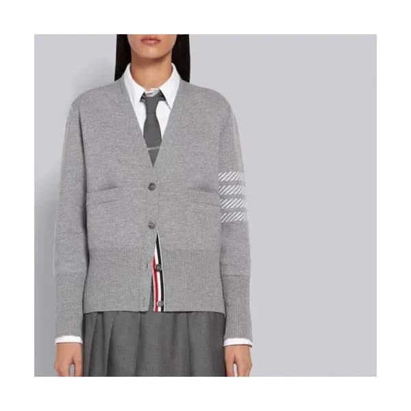 [톰브라운]Thom Browne 2020 Mm/Wm Strap V-neck Cardigan… - 1