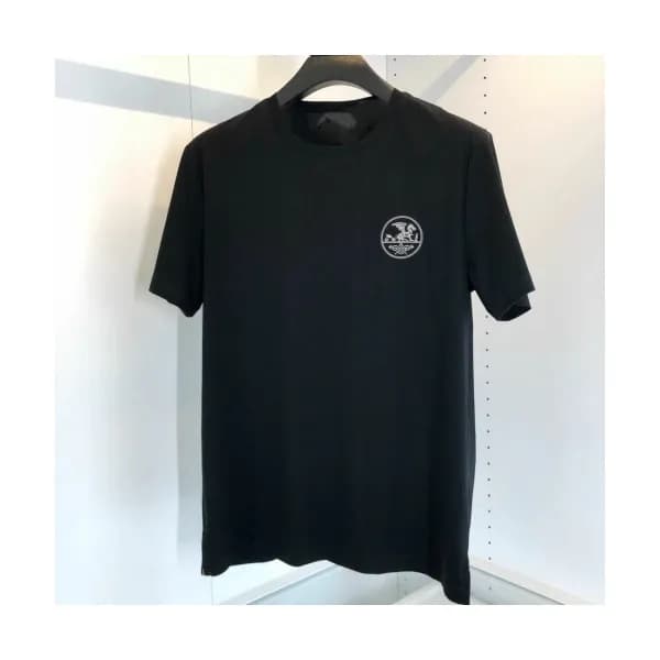 [에르메스]Hermes 2020 Mens Crew-neck Silket Short Slee… - 1