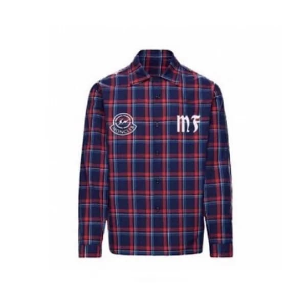 Moncler 2020 Mens Check Cotton Tshirts - 몽클레어 2020… - 1