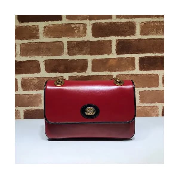 Gucci 2020 Marina Leather Shoulder Bag,25CM - 구찌 2… - 1