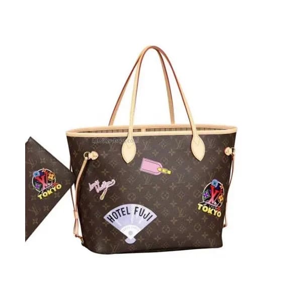 Louis Vuitton 2020 Never Full Tote Shoulder Shoppe… - 1
