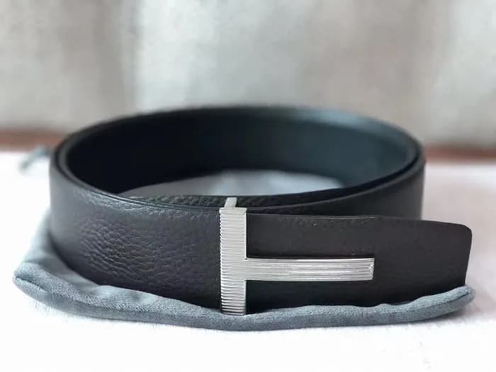 TomFord 2022 Mens Leather Belt - 톰포드 2022 남성용 레더 벨… - 1