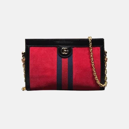 Gucci 2020 Ophidia Women Suede Chain Shoulder Bag … - 1