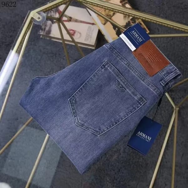 [알마니]Armani 2023 Mens Business Classic Denim Jeans… - 1