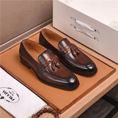 Prada 2020 Men's Leather Oxford Shoes - 프라다 2… - 1