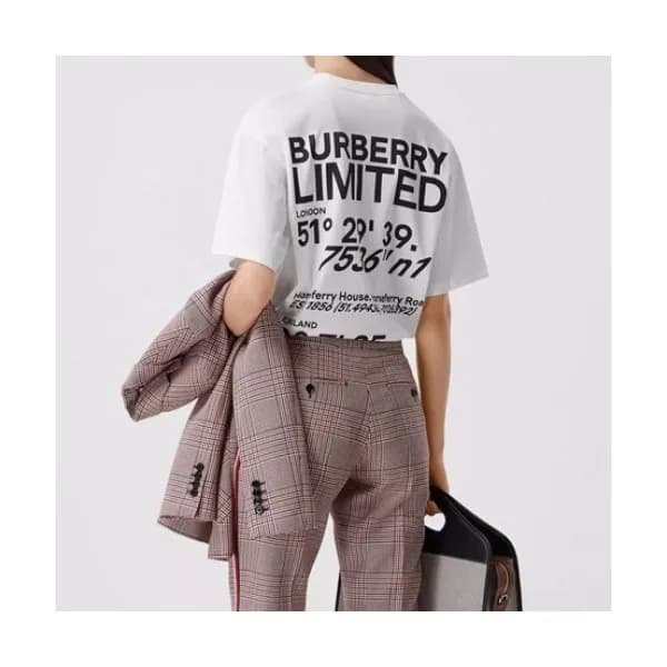 Burberry Mm/Wm Logo Cotton Short Sleeved Tshirts -… - 1