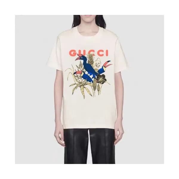 [매장판]Gucci 2021 Mm/Wm Logo Short Sleeved Tshirts -… - 1