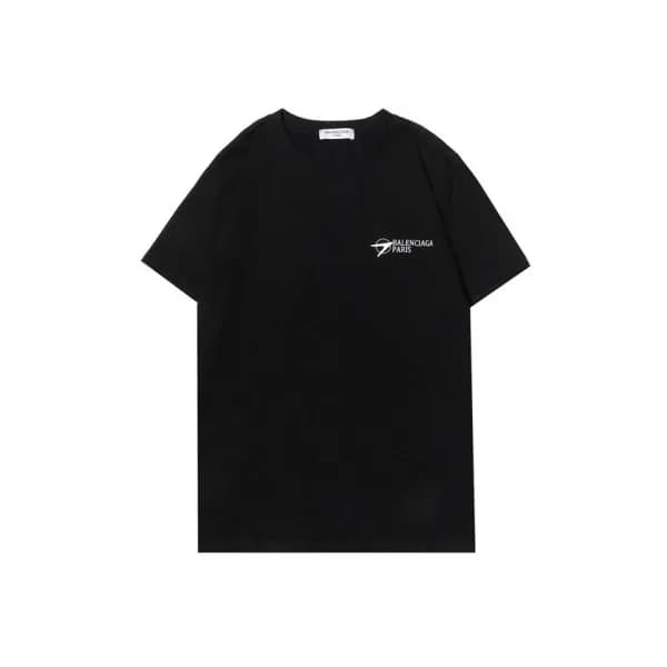Balenciaga Mm/Wm Logo Cotton Short Sleeved Tshirt… - 1