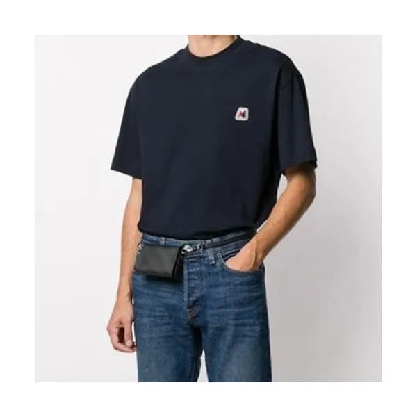 Moncler Mens Logo Crew-neck Short Sleeved Tshirts… - 1
