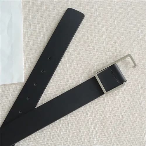 Bottega Veneta 2021 Men's Leather Belt,3.5cm,B… - 1