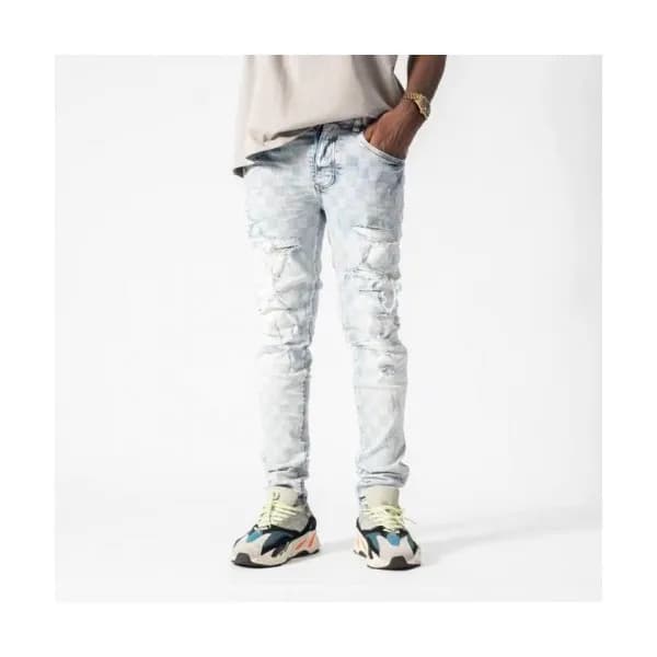 Amiri Mens Trendy Denim Pants Blue - 아미리 2021 남성 … - 1