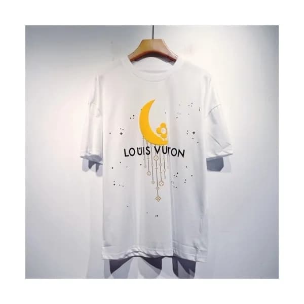 Louis vuitton Mm/Wm Logo Short Sleeved Tshirts Wh… - 1