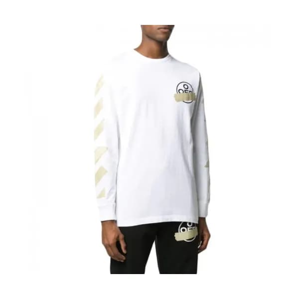 Off-white Mm/Wm Logo Cotton Oversize Hoodie White… - 1