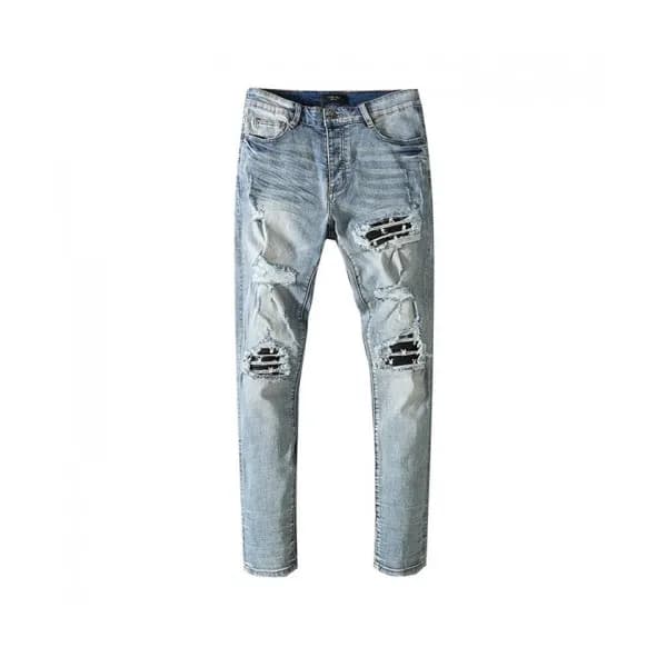 Amiri Mens Trendy Denim Pants Blue - 아미리 2021 남성 … - 1