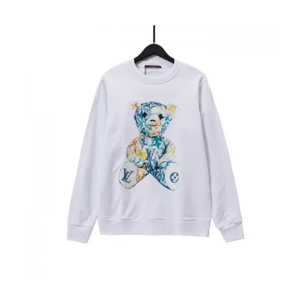 Louis vuitton Mens Casual Cotton Tshirts White -… - 1