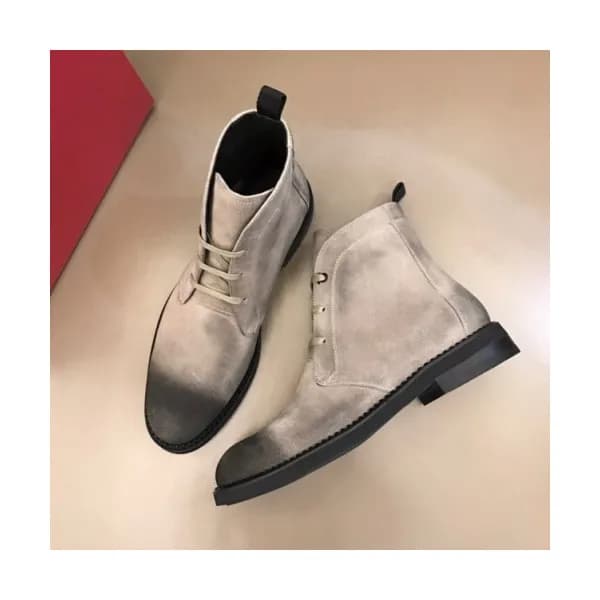 페라가모 남성 레더 부츠 Size(240 -275) 베이지 - Salvatore Ferr… - 1