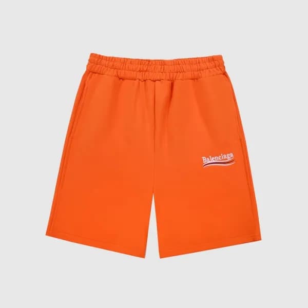 발렌시아가 남성 캐쥬얼 오렌지 반바지 - Mens Orange Half-pants - b… - 1
