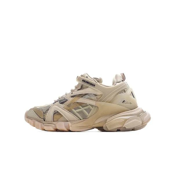 발렌시아가 남/녀 Trainer 베이지 스니커즈 - Unisex Beige Sneakers… - 1