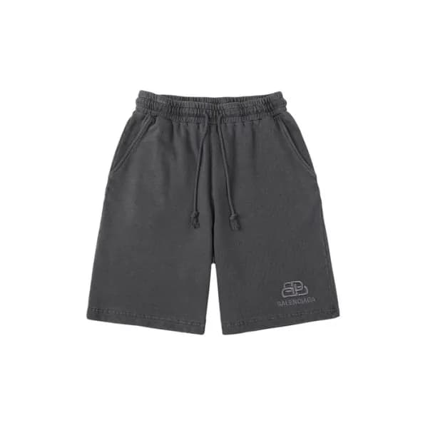 발렌시아가 남성 캐쥬얼 그레이 반바지 - Mens Gray Half-pants - bal0… - 1